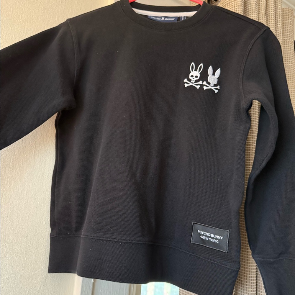 Black psycho bunny, crewneck